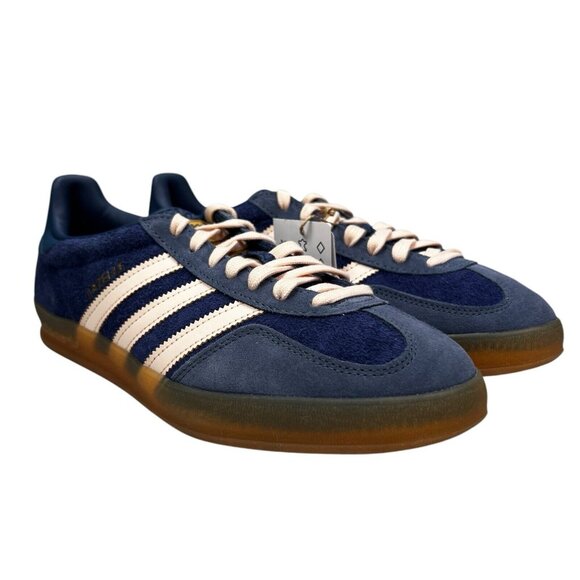 Adidas Gazelle Indoor Dark Blue Orange Preloved Ink Shoes JI0322 Men\'s Size 9.5 main image 7